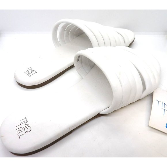 Women's Comfort Band Slide Ons White size 8 NWT - Picture 2 of 4